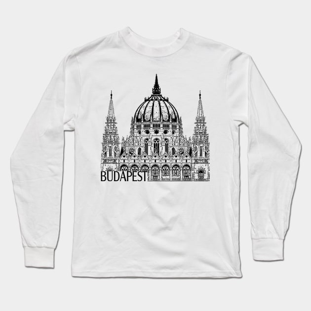 Budapest Long Sleeve T-Shirt by TravelTs